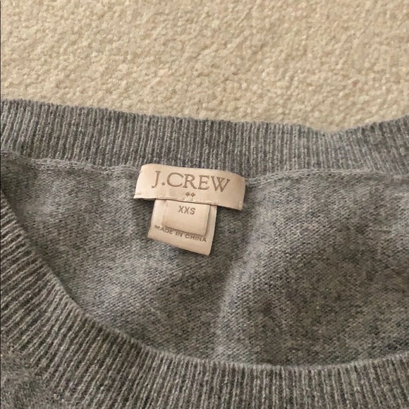 J crew cotton grey sweater size XXS - Picture 2 of 4
